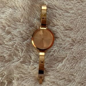 gold MK watch